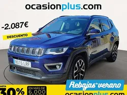 Azul Usado 2021 Jeep Compass Limited SUV | 16.591 € (Precio justo)