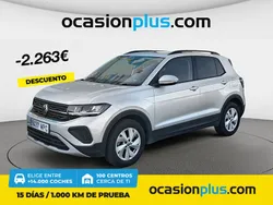 Gris / plata Usado 2024 VW T-Cross Life SUV | 22.150 € (Precio justo)