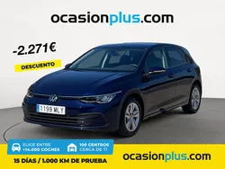 Azul Usado 2023 VW Golf VIII Life Berlina | 24.680 € (Precio justo)