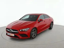 Rojo Usado 2019 Mercedes CLA180 AMG line Berlina | 25.999 € (Buen precio)