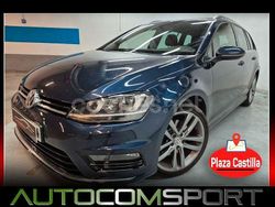 Azul Usado 2016 VW Golf VII Sportline Familiar | 14.990 € (Precio justo)