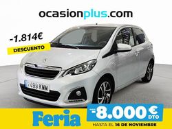 Gris Usado 2018 Peugeot 108 Allure Berlina | 8190 €