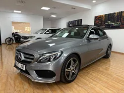Gris / plata Usado 2016 Mercedes C220 AMG line Berlina | 24.499 € (Caro)