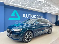 Azul Usado 2021 Audi Q8 S-line plus SUV | 67.800 € (Precio justo)