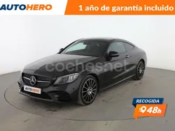 Gris Usado 2019 Mercedes C300 AMG line Coupe | 37.399 € (Precio justo)