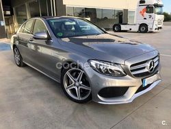 Marrón Usado 2016 Mercedes C220 AMG line Berlina | 18.500 € (Precio justo)