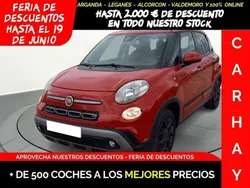 Rojo Usado 2019 Fiat 500L Cross Monovolumen | 13.390 € (Precio justo)