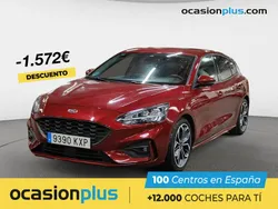 Rojo Usado 2019 Ford Focus ST-Line Berlina | 15.150 € (Precio justo)