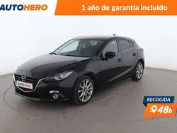 Negro Usado 2014 Mazda 3 Luxury Berlina | 12.699 € (Precio justo)