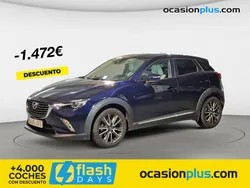 Azul Usado 2017 Mazda CX-3 Luxury SUV | 15.800 € (Un poco caro)