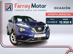 Azul Usado 2021 Nissan Juke Acenta SUV | 15.950 € (Precio justo)