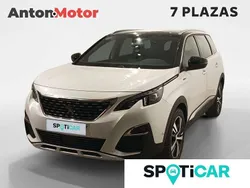 Blanco Usado 2021 Peugeot 5008 GT-line Monovolumen | 20.900 € (Caro)