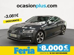 Gris Usado 2018 Audi A5 S-Line Coupe | 24.790 € (Precio justo)
