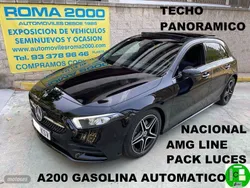 Negro Usado 2019 Mercedes A200 AMG line Berlina | 26.900 € (Precio justo)