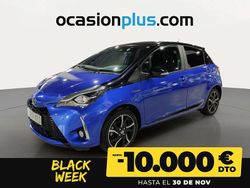 Azul Usado 2017 Toyota Yaris Hybrid Advance Utilitario | 17.490 €