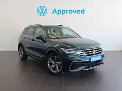 Azul Usado 2021 VW Tiguan R-line SUV | 32.500 € (Precio justo)