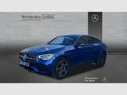 Azul brillante Usado 2021 Mercedes GLC220 AMG line SUV | 44.990 € (Un poco caro)
