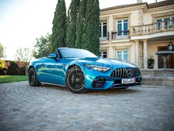 Azul Usado 2022 Mercedes SL43 AMG AMG Descapotable | 121.900 €