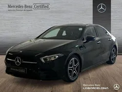 Negro Usado 2021 Mercedes A200 AMG line Berlina | 28.990 € (Buen precio)