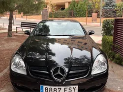 Negro Usado 2005 Mercedes SLK200 Descapotable | 8500 € (Buen precio)