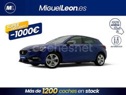 Azul Usado 2021 Seat Leon FR Familiar | 19.985 € (Precio justo)