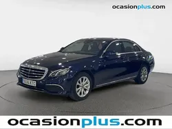 Azul Usado 2019 Mercedes E350 Berlina | 31.728 € (Precio justo)