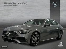Gris selenita Usado 2024 Mercedes C220 AMG line Berlina | 46.900 € (Precio justo)