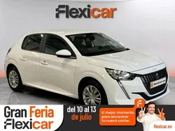 Blanco Usado 2021 Peugeot 208 Active Utilitario | 10.490 € (Buen precio)