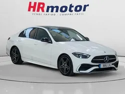 Blanco Usado 2021 Mercedes C220 AMG line Berlina | 36.910 € (Precio justo)