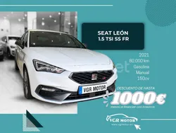 Blanco Usado 2021 Seat Leon FR Berlina | 19.995 € (Precio justo)