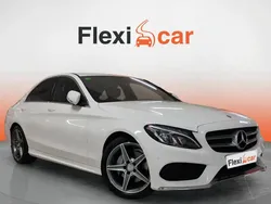 Blanco Usado 2017 Mercedes C220 AMG line Berlina | 23.290 € (Buen precio)