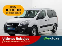 Blanco Usado 2017 Peugeot Partner Tepee Access Monovolumen | 10.290 € (Precio justo)