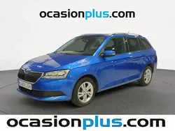 Azul Usado 2020 Skoda Fabia Ambition Familiar | 12.137 € (Precio justo)