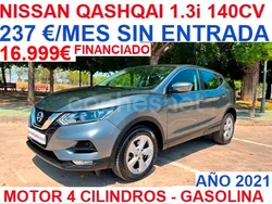 Gris / plata Usado 2021 Nissan Qashqai Acenta SUV | 18.999 € (Precio justo)