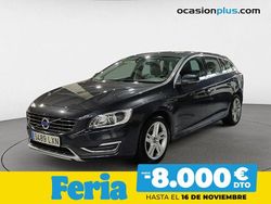 Gris Usado 2015 Volvo V60 Summum Familiar | 15.990 € (Precio justo)