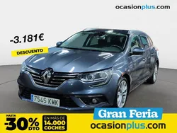Gris / plata Usado 2018 Renault Mégane GrandTour Zen Familiar | 13.990 € (Precio justo)