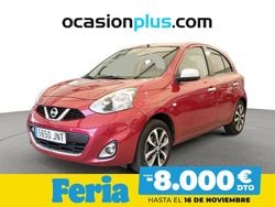 Rojo Usado 2016 Nissan Micra N-TEC Utilitario | 9950 € (Precio justo)