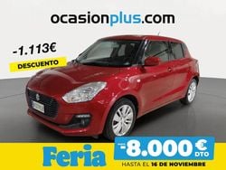 Rojo Usado 2018 Suzuki Swift Berlina | 12.250 € (Precio justo)