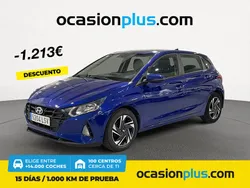 Azul Usado 2021 Hyundai i20 Berlina | 12.900 € (Precio justo)