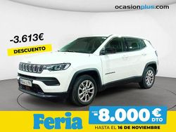 Blanco Usado 2022 Jeep Compass Longitude SUV | 21.380 € (Un poco caro)