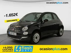 Negro Usado 2022 Fiat 500 Dolcevita Descapotable | 11.990 € (Precio justo)