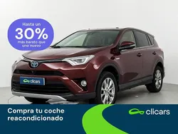 Rojo Usado 2016 Toyota RAV4 Hybrid Executive SUV | 20.990 € (Precio justo)