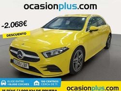 Amarillo Usado 2019 Mercedes A180 AMG Utilitario | 20.682 € (Buen precio)