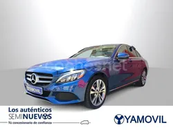 Azul Usado 2018 Mercedes C220 Berlina | 24.850 € (Precio justo)