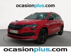 Rojo Usado 2021 Skoda Karoq SportLine SUV | 22.264 € (Buen precio)