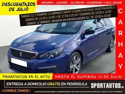 Azul Usado 2019 Peugeot 308 GT-line Familiar | 13.590 € (Precio justo)