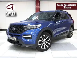 Azul Usado 2021 Ford Explorer ST-Line SUV | 46.990 € (Precio justo)