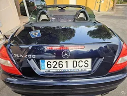 Azul Usado 2004 Mercedes SLK200 Descapotable | 7500 € (Precio justo)