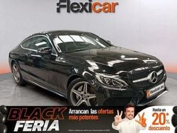 Negro Usado 2017 Mercedes C220 Coupe | 24.290 € (Precio justo)