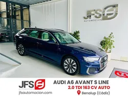Azul Usado 2019 Audi A6 S-Line Familiar | 28.999 € (Precio justo)